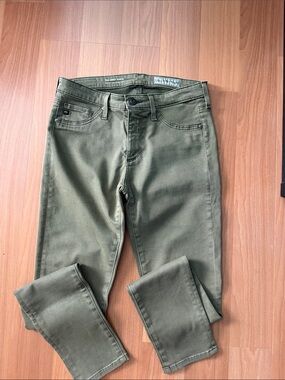 AG Anthropologie The Abbey Ankle - Olive Green